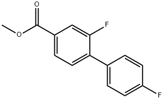 [1,1'-Biphenyl]-4-carboxylic acid, 2,4'-difluoro-, methyl ester Structure