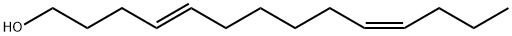 4,10-Tetradecadien-1-ol, (4E,10Z)- Structure