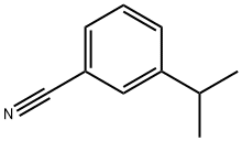 Benzonitrile, 3-(1-methylethyl)- 구조식 이미지