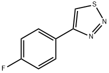 1,2,3-Thiadiazole, 4-(4-fluorophenyl)- Structure