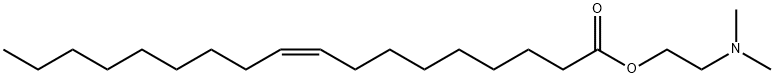 9-Octadecenoic acid (9Z)-, 2-(dimethylamino)ethyl ester Structure