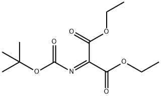 Propanedioic acid, 2-[[(1,1-dimethylethoxy)carbonyl]imino]-, 1,3-diethyl ester Structure