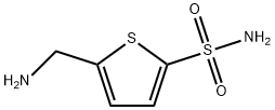 2-Thiophenesulfonamide,5-(aminomethyl)-(9CI) Structure