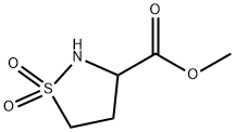 methyl 1,1-dioxo-1lambda6,2-thiazolidine-3-carboxylate Structure