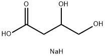 3,4-Dihydroxybutanoic Acid Sodium Salt Structure