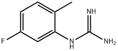 Guanidine, N-(5-fluoro-2-methylphenyl)- Structure