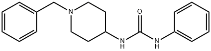 Urea, N-phenyl-N'-[1-(phenylmethyl)-4-piperidinyl]- Structure