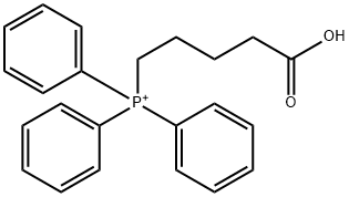 Phosphonium, (4-carboxybutyl)triphenyl- Structure