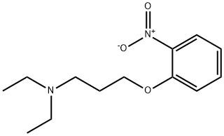 1-Propanamine, N,N-diethyl-3-(2-nitrophenoxy)- Structure