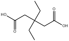 Pentanedioic acid, 3,3-diethyl- Structure