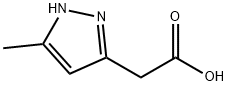 2-(5-methyl-1H-pyrazol-3-yl)acetic acid 구조식 이미지