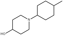 4-Piperidinol, 1-(4-methylcyclohexyl)- Structure