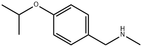 Benzenemethanamine, N-methyl-4-(1-methylethoxy)- Structure
