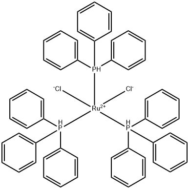 Ruthenium, dichlorotris(triphenylphosphine)-, (SP-5-21)- 구조식 이미지