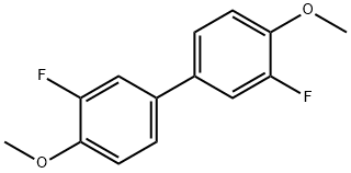 1,1'-Biphenyl, 3,3'-difluoro-4,4'-dimethoxy- 구조식 이미지