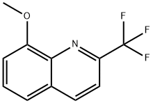 Quinoline, 8-methoxy-2-(trifluoromethyl)- 구조식 이미지