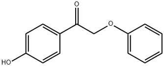 1-(4-Hydroxyphenyl)-2-phenoxyethanone
 구조식 이미지