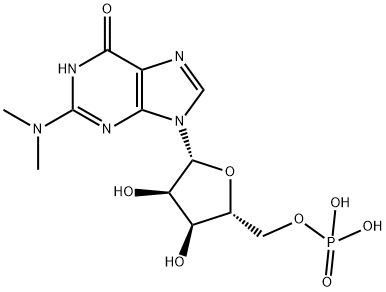 N,N-Dimethylguanosine 5''-Monophosphate Structure
