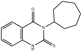 3-cycloheptyl-2-sulfanylidene-1H-quinazolin-4-one 구조식 이미지
