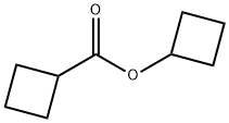 Cyclobutanecarboxylic acid, cyclobutyl ester 구조식 이미지