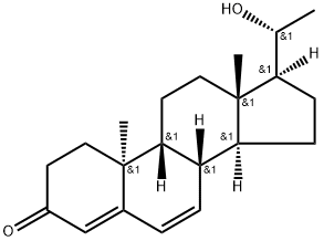 20β-Dihydrodydrogesterone 구조식 이미지