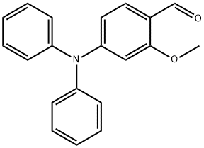 Benzaldehyde, 4-(diphenylamino)-2-methoxy- Structure