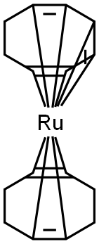 1,5-Cyclooctdiene(1,3,5-cyclooctatriene)ruthenium(0) Structure