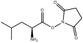 2,5-Pyrrolidinedione, 1-[[2-amino-4-methyl-1-oxopentyl]oxy]-, (S)- (9CI) Structure