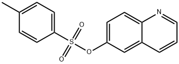 6-Quinolinol, 6-(4-methylbenzenesulfonate) 구조식 이미지