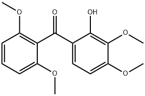 (2,6-Dimethoxyphenyl)(2-hydroxy-3,4-dimethoxyphenyl)methanone Structure