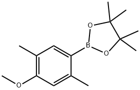 1,3,2-Dioxaborolane, 2-(4-methoxy-2,5-dimethylphenyl)-4,4,5,5-tetramethyl- Structure