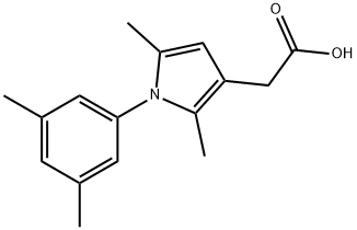 1H-Pyrrole-3-acetic acid, 1-(3,5-dimethylphenyl)-2,5-dimethyl- Structure