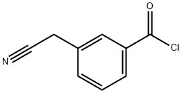 Benzoyl chloride, 3-(cyanomethyl)- Structure