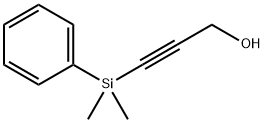 2-Propyn-1-ol, 3-(dimethylphenylsilyl)- Structure