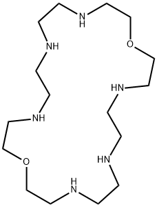 1,13-Dioxa-4,7,10,16,19,22-hexaazacyclotetracosane Structure