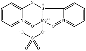 [2,2'-dithiobis[pyridine] 1,1'-dioxide-O,O',S][sulphato(2-)-O]magnesium Structure