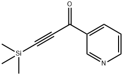 1-(pyridin-3-yl)-3-(trimethylsilyl)prop-2-yn-1-one 구조식 이미지