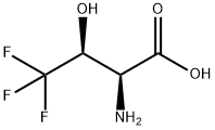 Threonine, 4,4,4-trifluoro- Structure