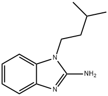 1H-Benzimidazol-2-amine, 1-(3-methylbutyl)- Structure