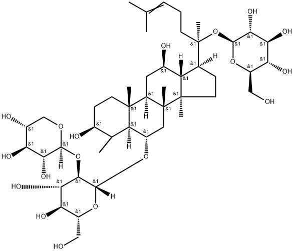 Ginsenoside R1 구조식 이미지