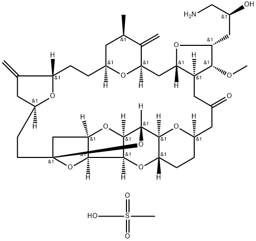 Eribulin Mesylate Structure