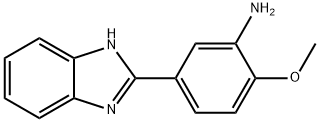 Benzenamine, 5-(1H-benzimidazol-2-yl)-2-methoxy- Structure