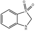 Benzothiazole, 2,3-dihydro-, 1,1-dioxide 구조식 이미지