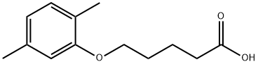 Pentanoic acid, 5-(2,5-dimethylphenoxy)- Structure