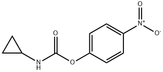 cyclopropylcarbamic acid 4-nitrophenyl ester Structure