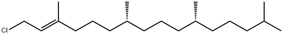 2-Hexadecene, 1-chloro-3,7,11,15-tetramethyl-, (2E,7R,11R)- Structure