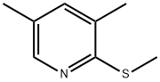 3,5-Dimethyl-2-methylthiopyridine Structure