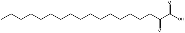 Octadecanoic acid, 2-oxo- Structure