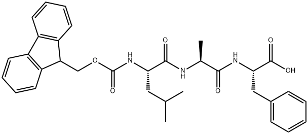 Fmoc-Leu-Ala-Phe-OH Structure