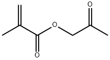 2-Propenoic acid, 2-methyl-, 2-oxopropyl ester Structure
